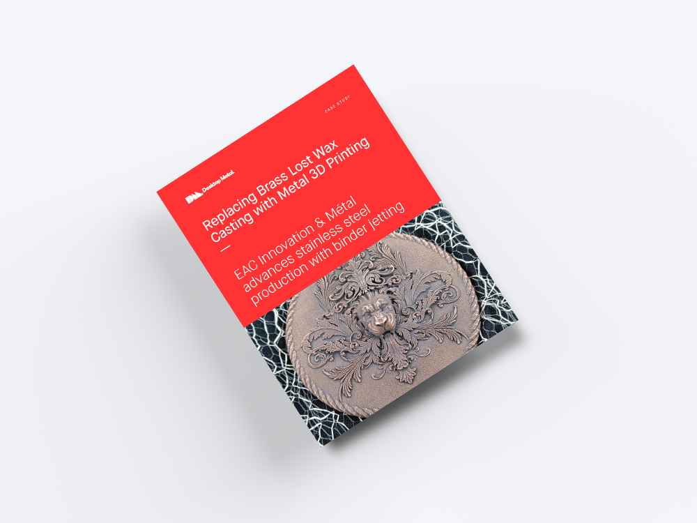 EAC Innovation and Metal replaces brass lost wax casting with stainless steel 3D printing for higher repeatability and precision, greater design flexibility, and more