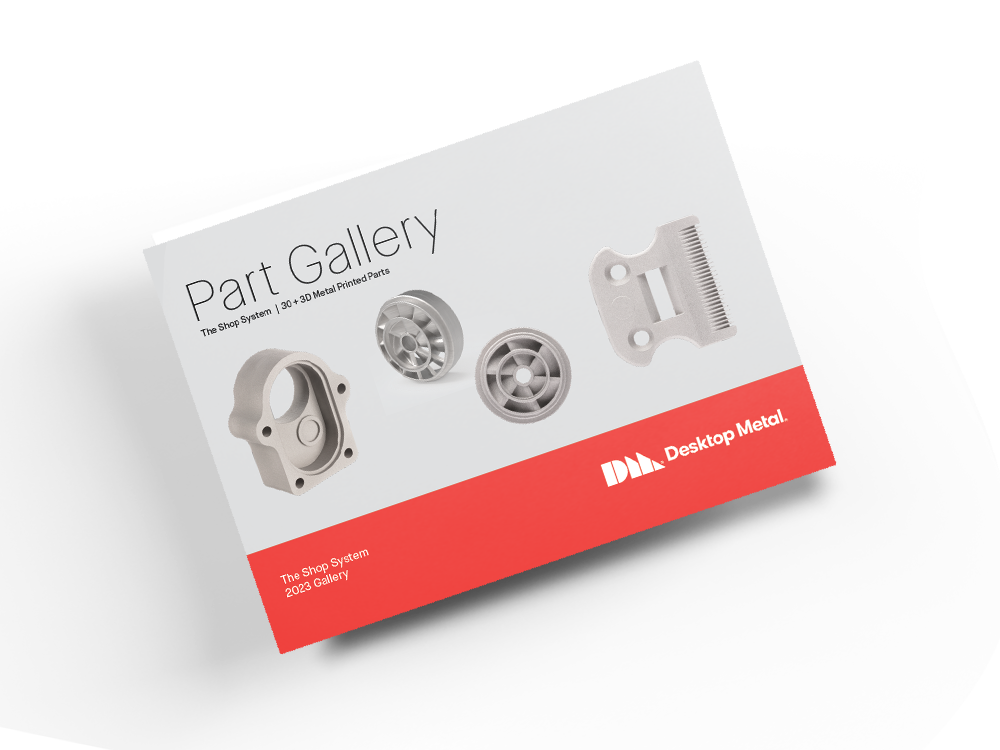 shop  system metal 3D printed parts