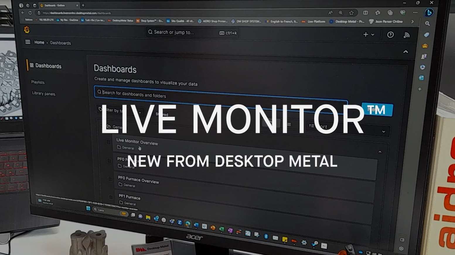 Live Monitor™:  Access system status and statistics from any web browser, anyplace, anytime