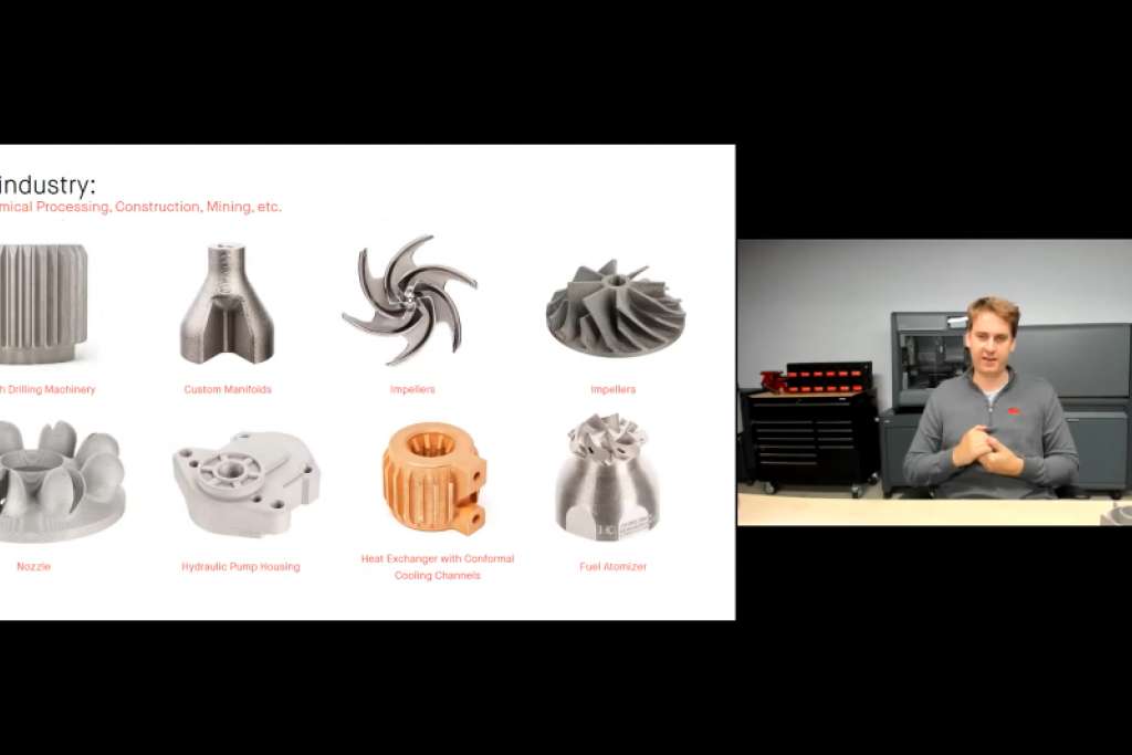 Metal 3D printing for heavy industries